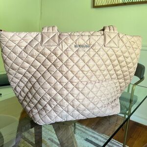 MZ Wallace medium delux tote in dusty rose